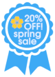 20% off spring sale